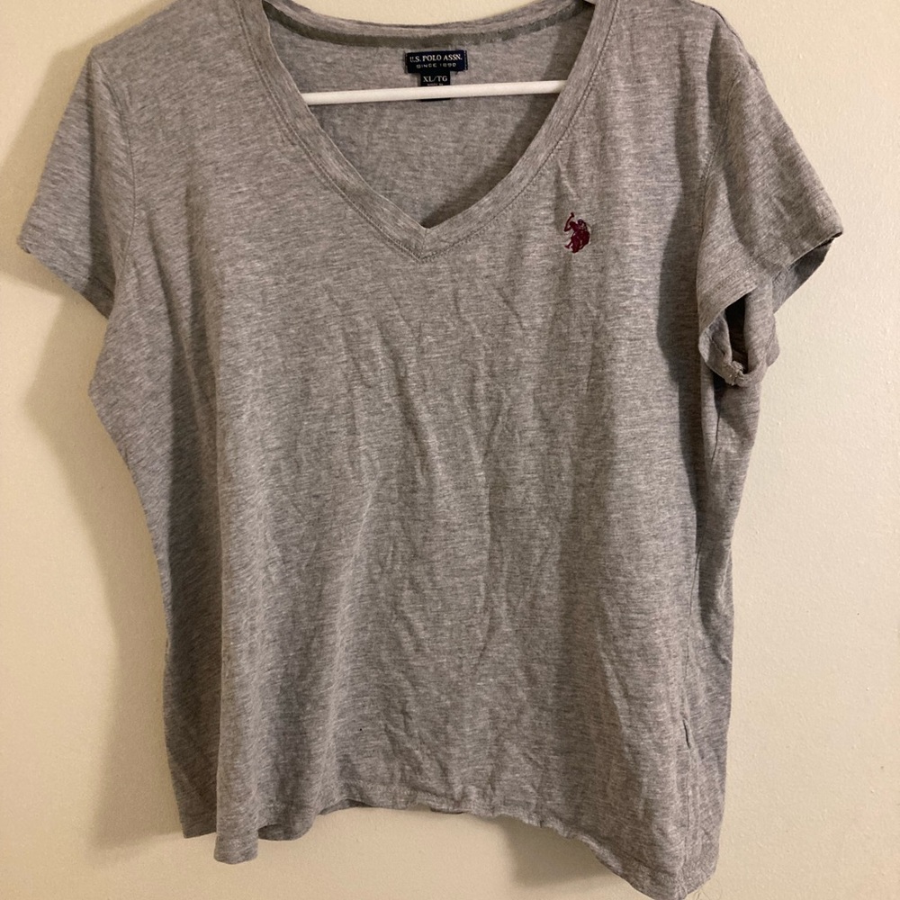 Gray Polo T-shirt